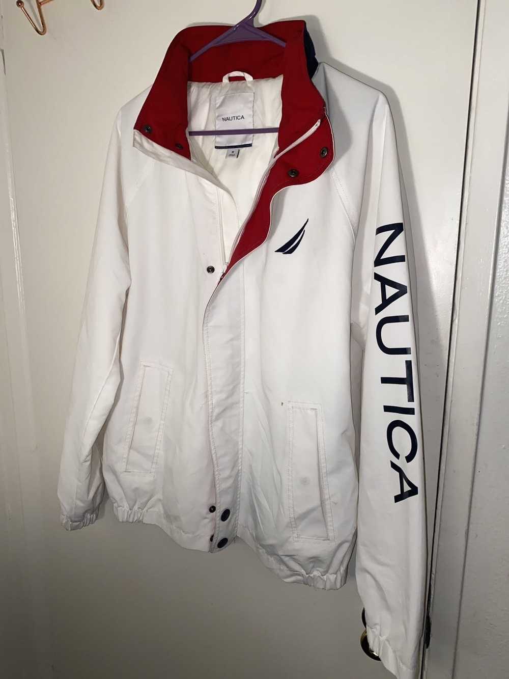 Nautica Vintage Nautica zip up jacket (with hoodi… - image 4