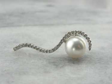 Beyond Compare: Gorgeous Fine Pearl and Diamond D… - image 1