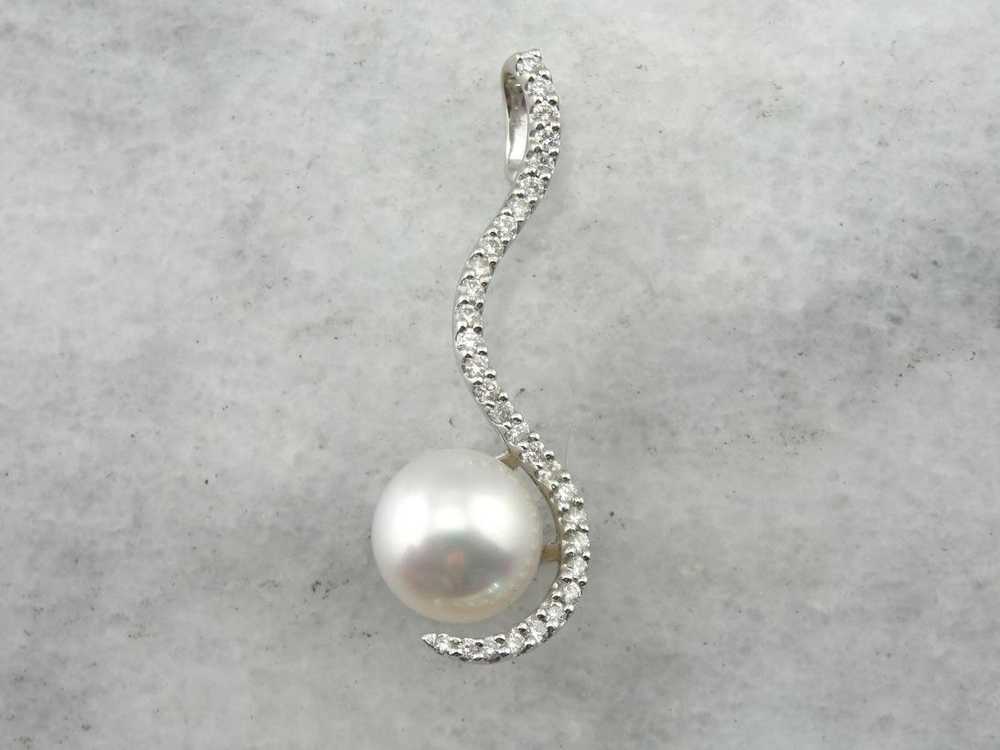Beyond Compare: Gorgeous Fine Pearl and Diamond D… - image 3