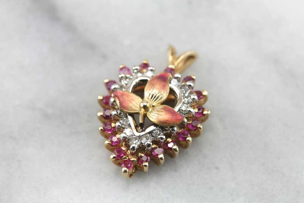 Unbelievable! Feminine and Colorful Pendant with … - image 2