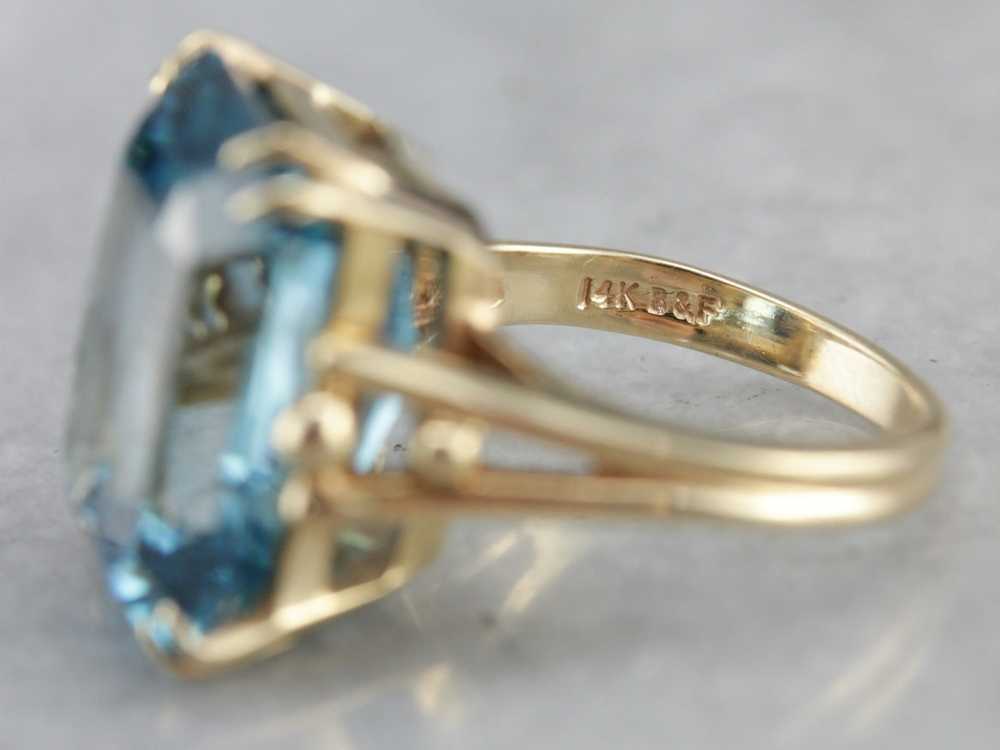 Our Finest Blue Zircon Gemstone, Collector's Qual… - image 3