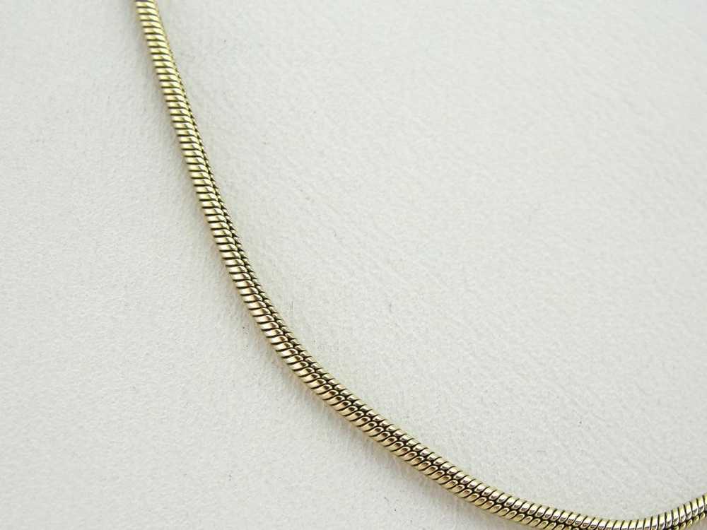 Classic Yellow Gold Snake Chain - image 5