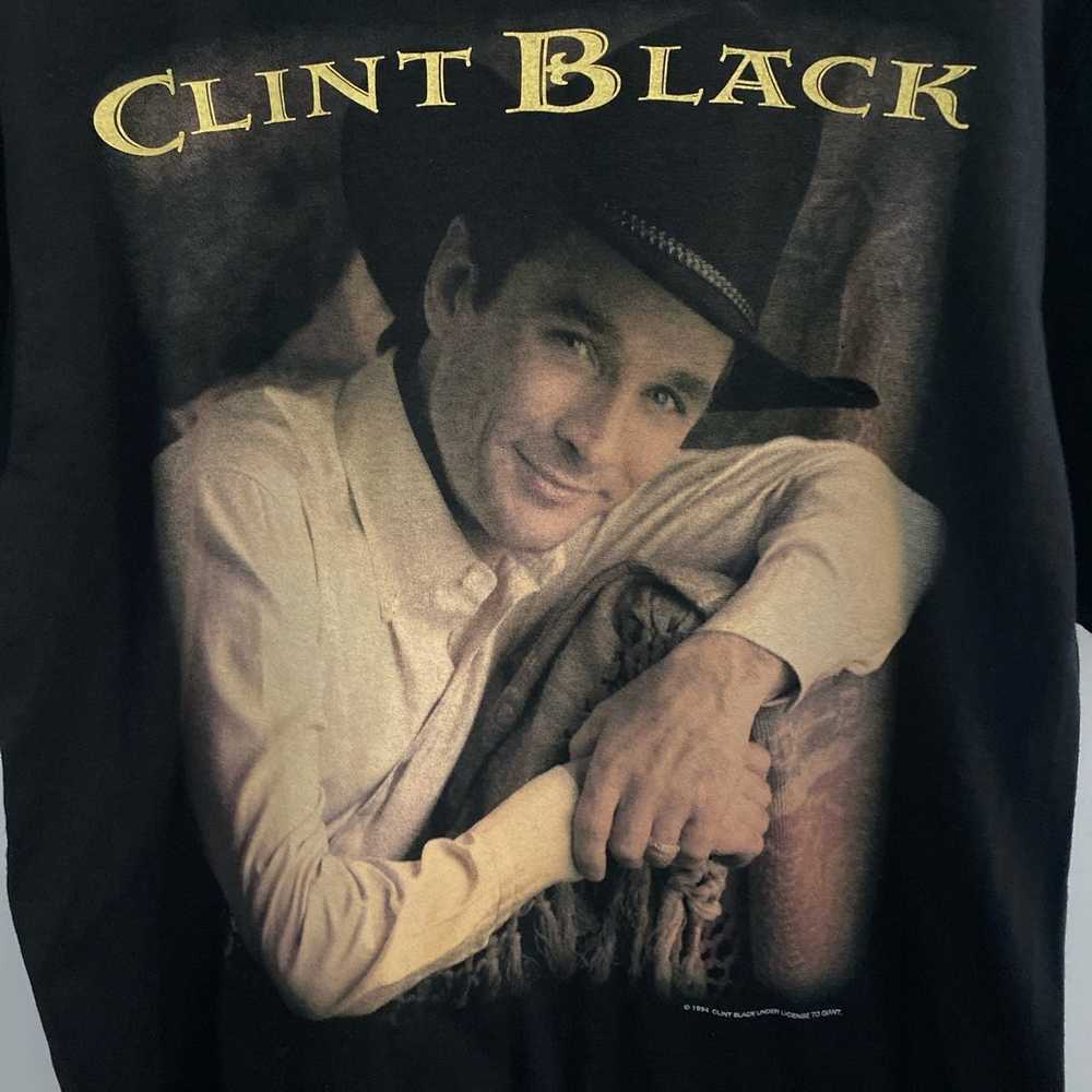 Band Tees × Giant × Vintage Vintage Clint Black b… - image 2