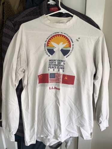 Vintage Mount Everest Earth Day Peace Climb 1990 T
