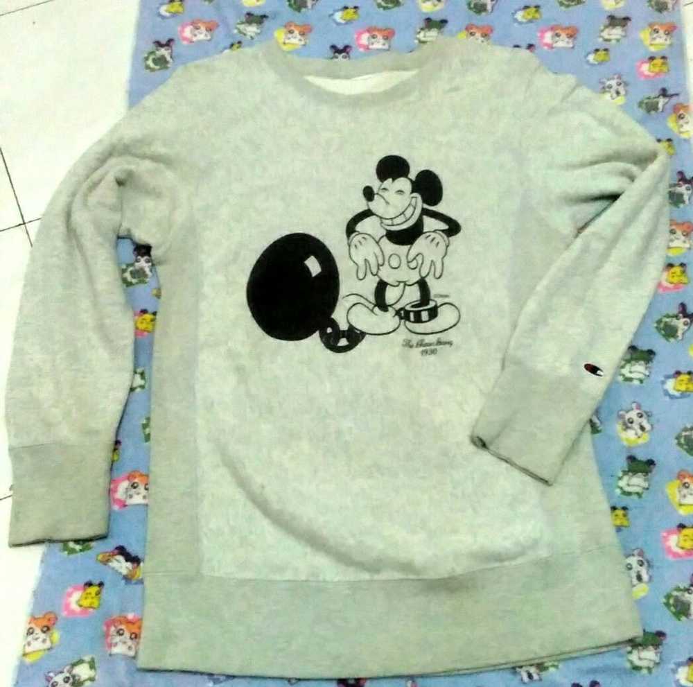 Champion × Disney × Vintage Vtg Mickey mouse Cham… - image 1