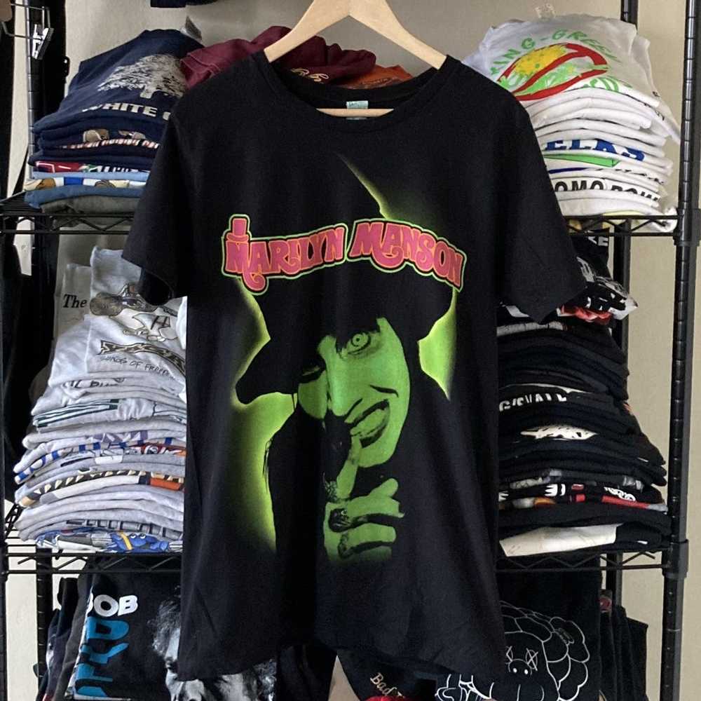 Band Tees × Rock T Shirt × Vintage Marilyn Manson… - image 1