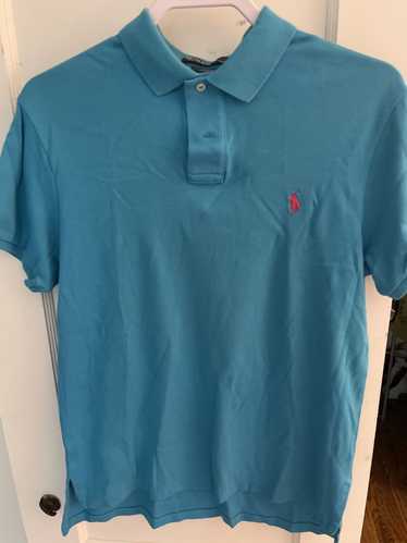 Polo Ralph Lauren Custom fit teal polo