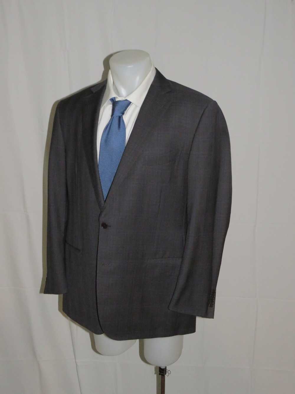 Ermenegildo Zegna Gray Subtle Plaid Recent Two Bu… - image 5