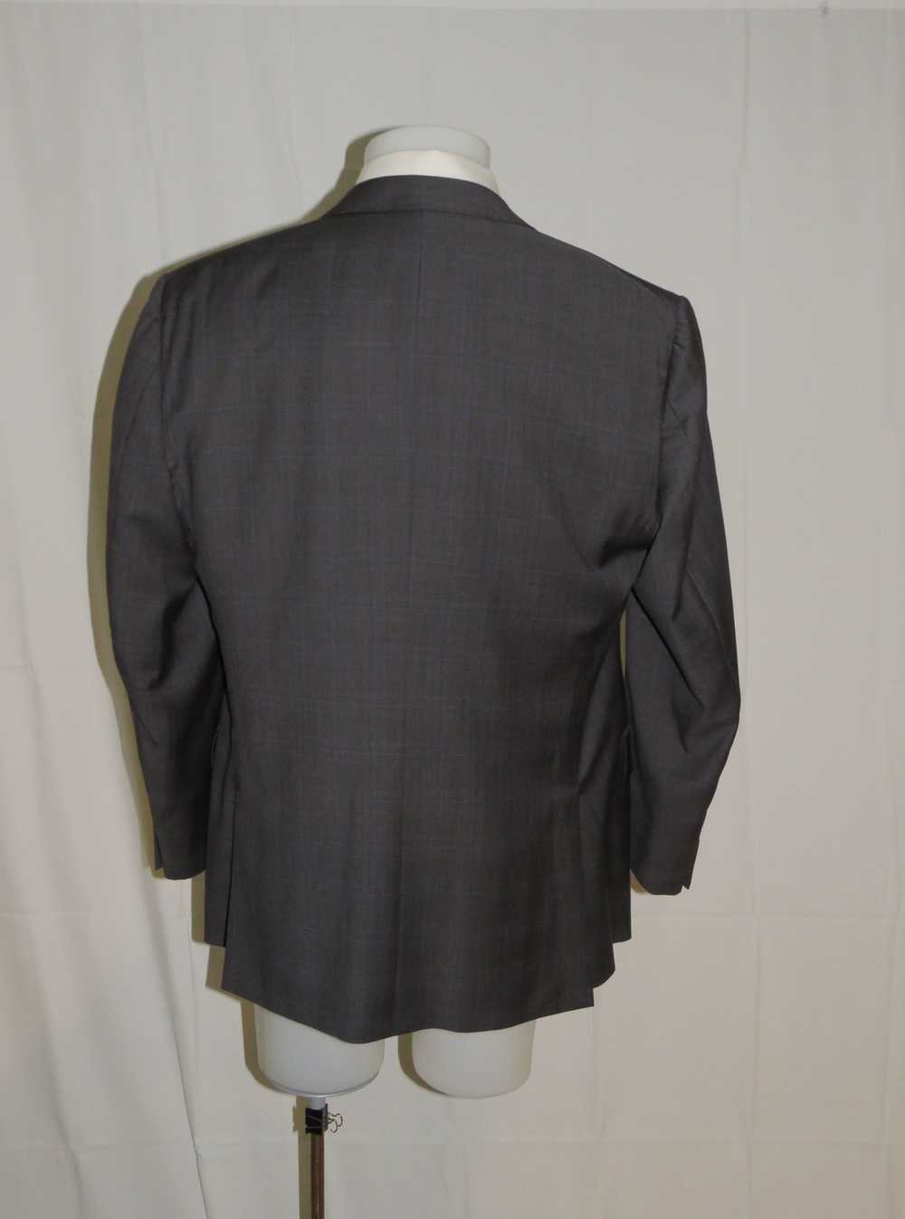 Ermenegildo Zegna Gray Subtle Plaid Recent Two Bu… - image 7