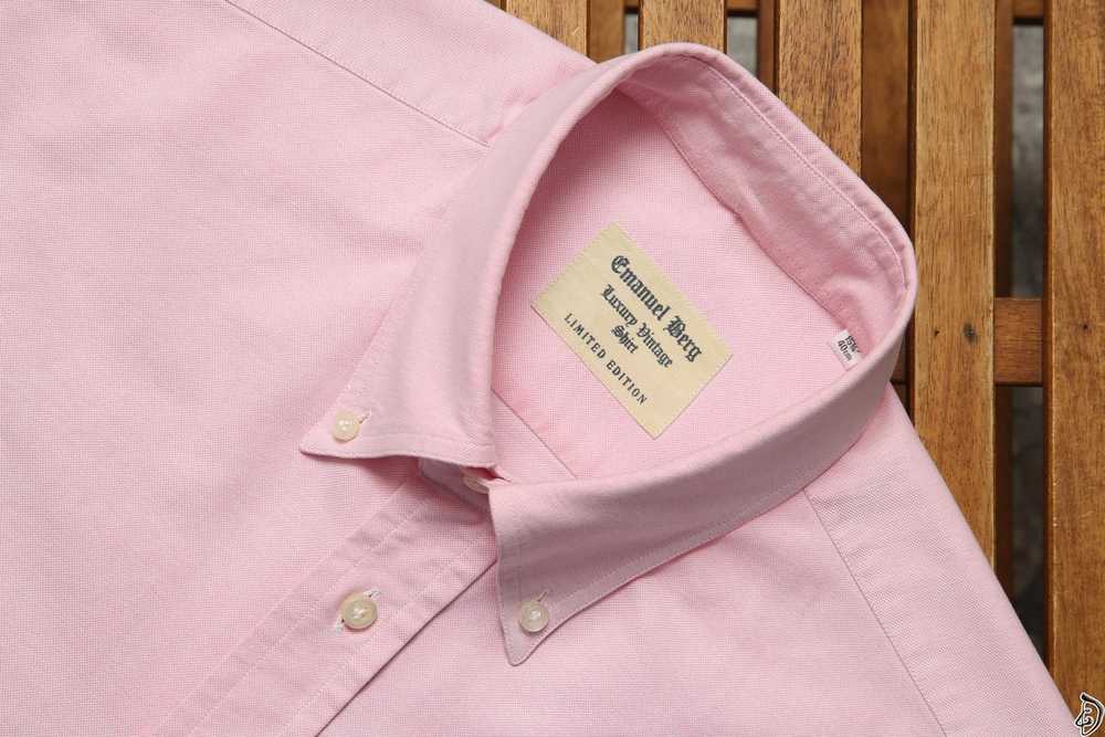 Other 330$ Emanuel Berg Shirt Pure Cotton Pink Lu… - image 1