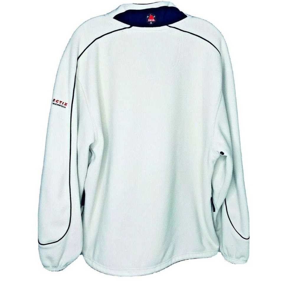 Izod Izod PerformX Fleece 1/4 Zip Men Cream L - image 2