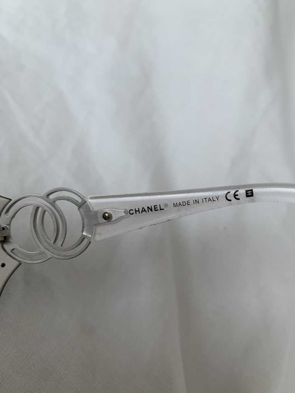 Chanel Vintage Chanel Shield Sunglasses - image 3