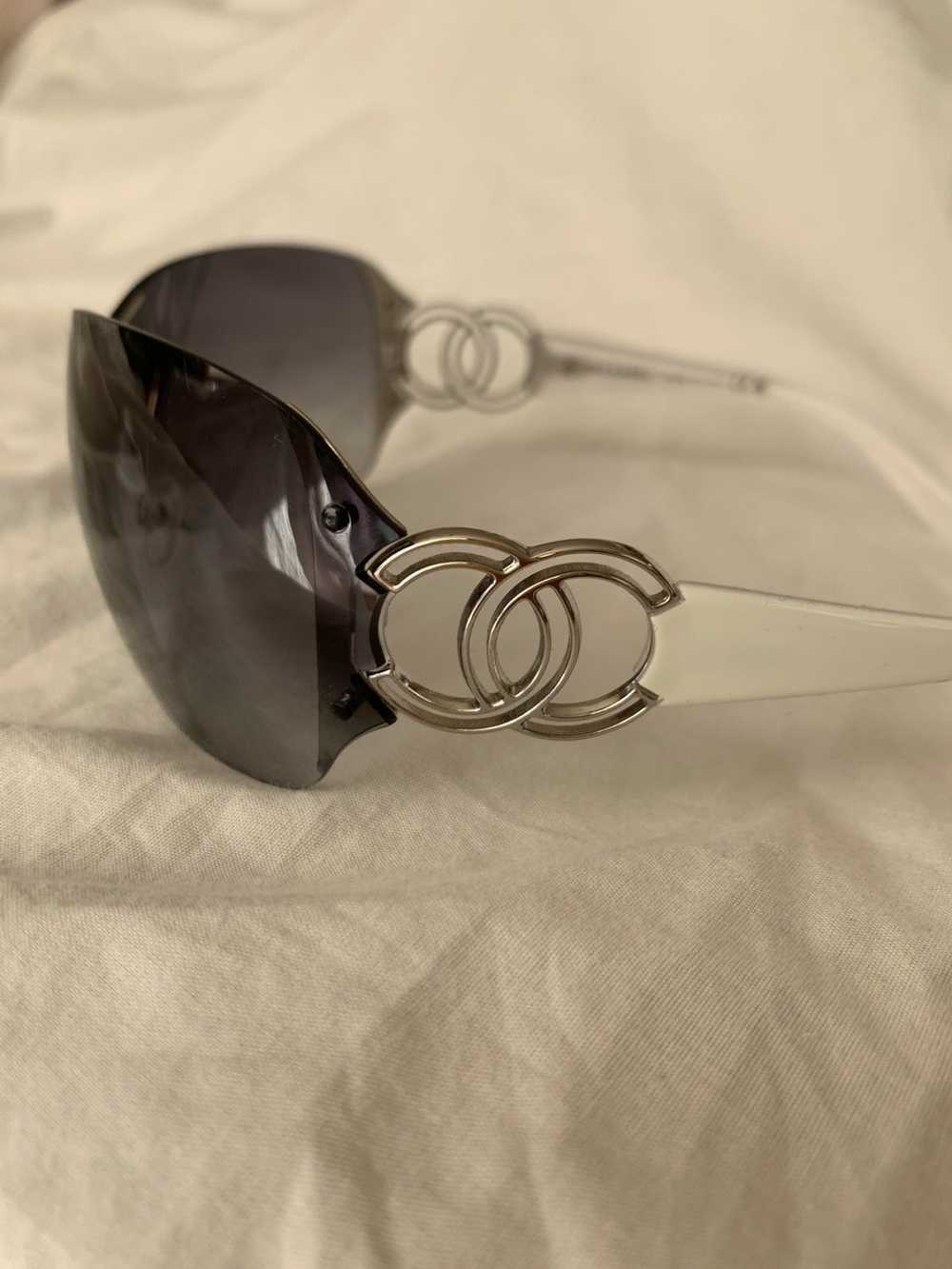 Chanel Vintage Chanel Shield Sunglasses - image 4