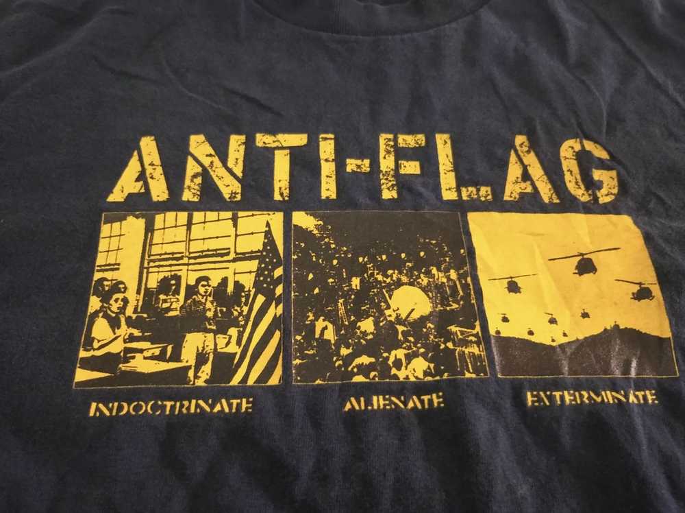 Band Tees × Made In Usa × Vintage Vintage anti fl… - image 5