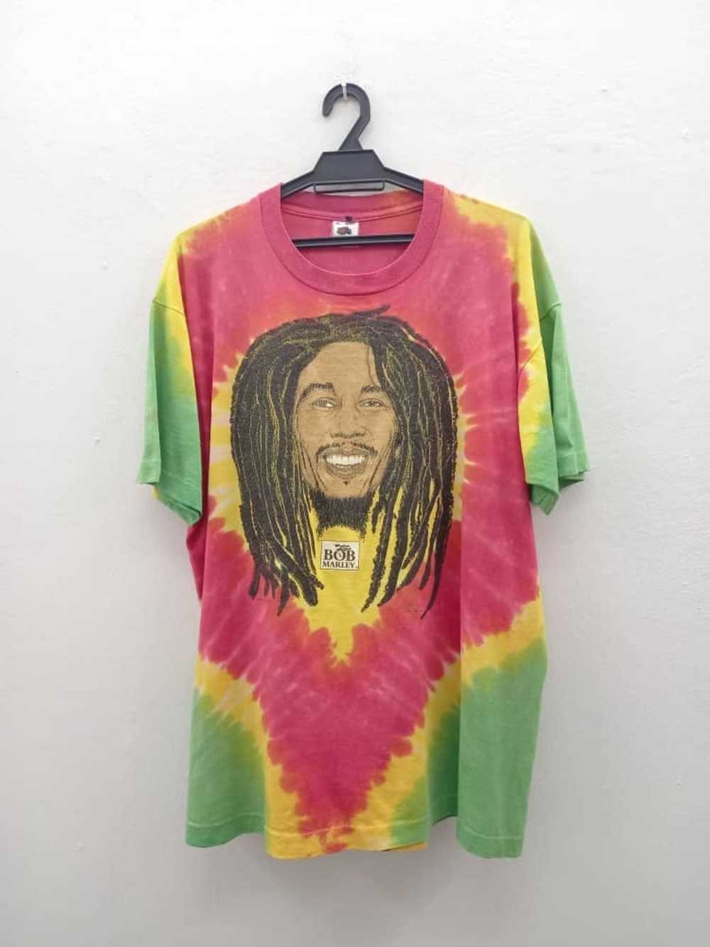 Band Tees × Bob Marley × Vintage Vintage 90s Bob … - image 1
