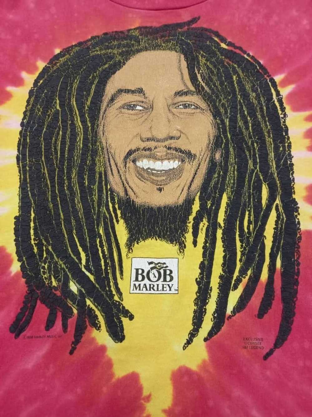 Band Tees × Bob Marley × Vintage Vintage 90s Bob … - image 2