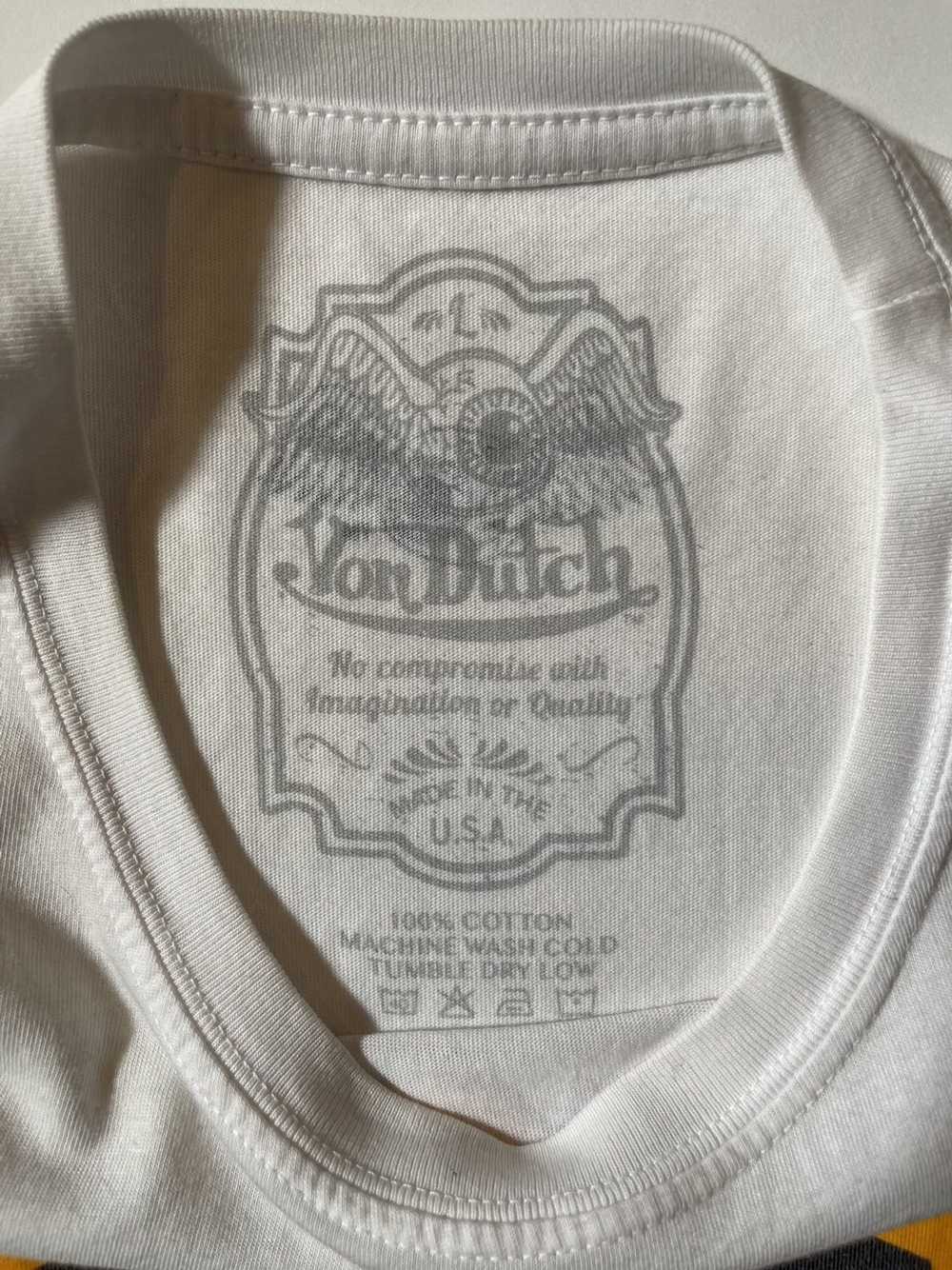 Von Dutch von dutch t shirt / white / size large - image 3