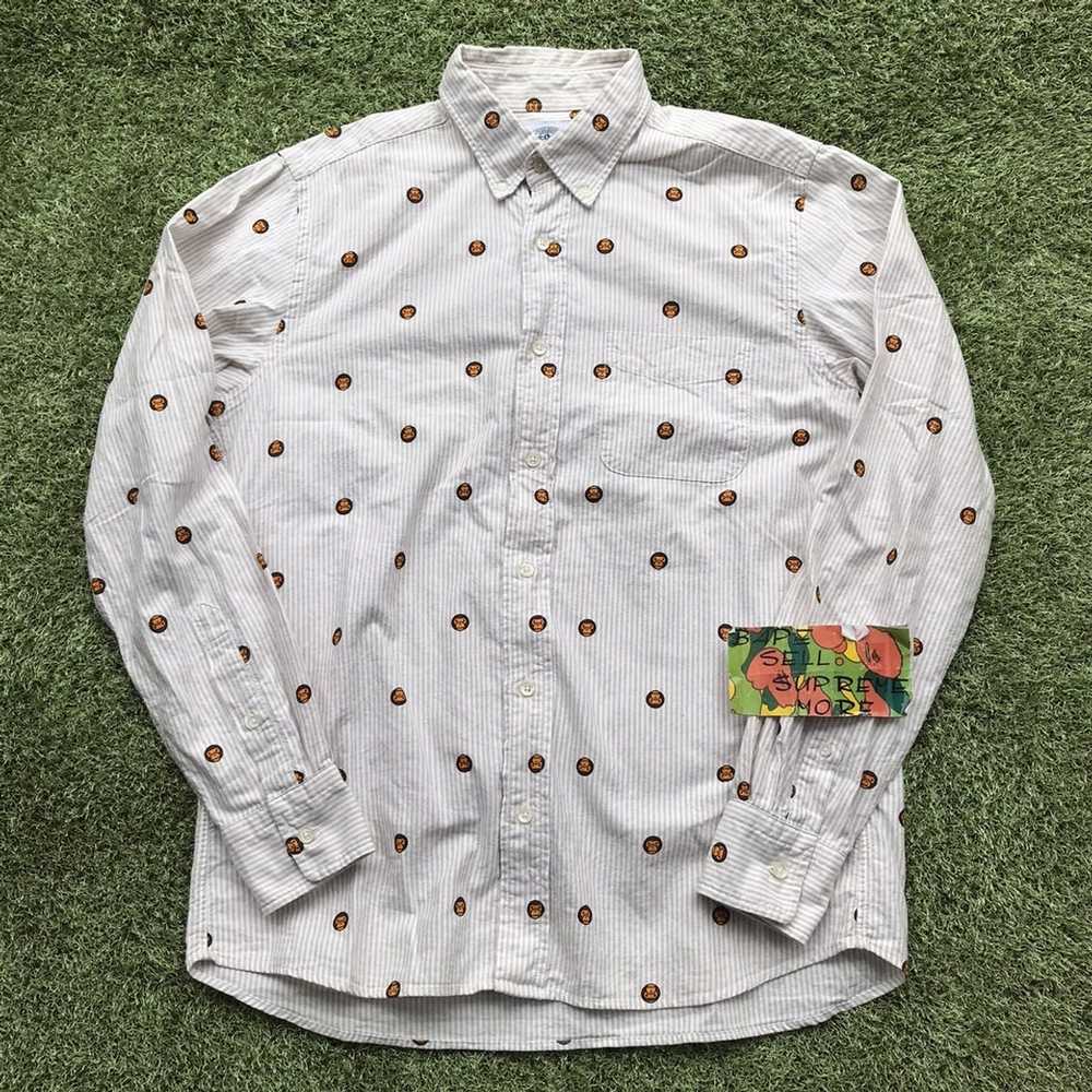 Bape BAPE Milo border long sleeve shirts - image 1