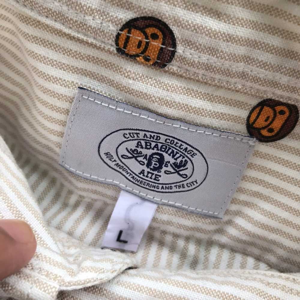 Bape BAPE Milo border long sleeve shirts - image 4