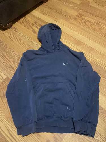 Nike × Vintage 2000s distressed Nike hoodie