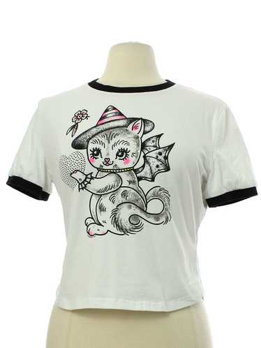 1990's Sourpuss Womens Cat T-Shirt