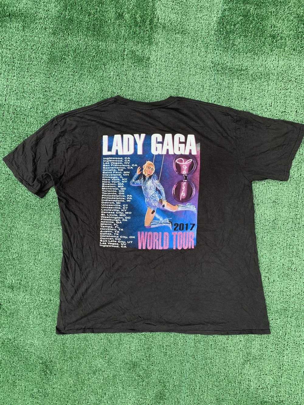 Vintage 2017 Lady Gaga World Tour Tee - image 4