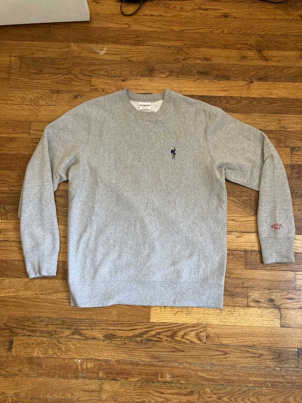 Acapulco Gold Acapulco Gold Grey Crewneck Sweater - image 1