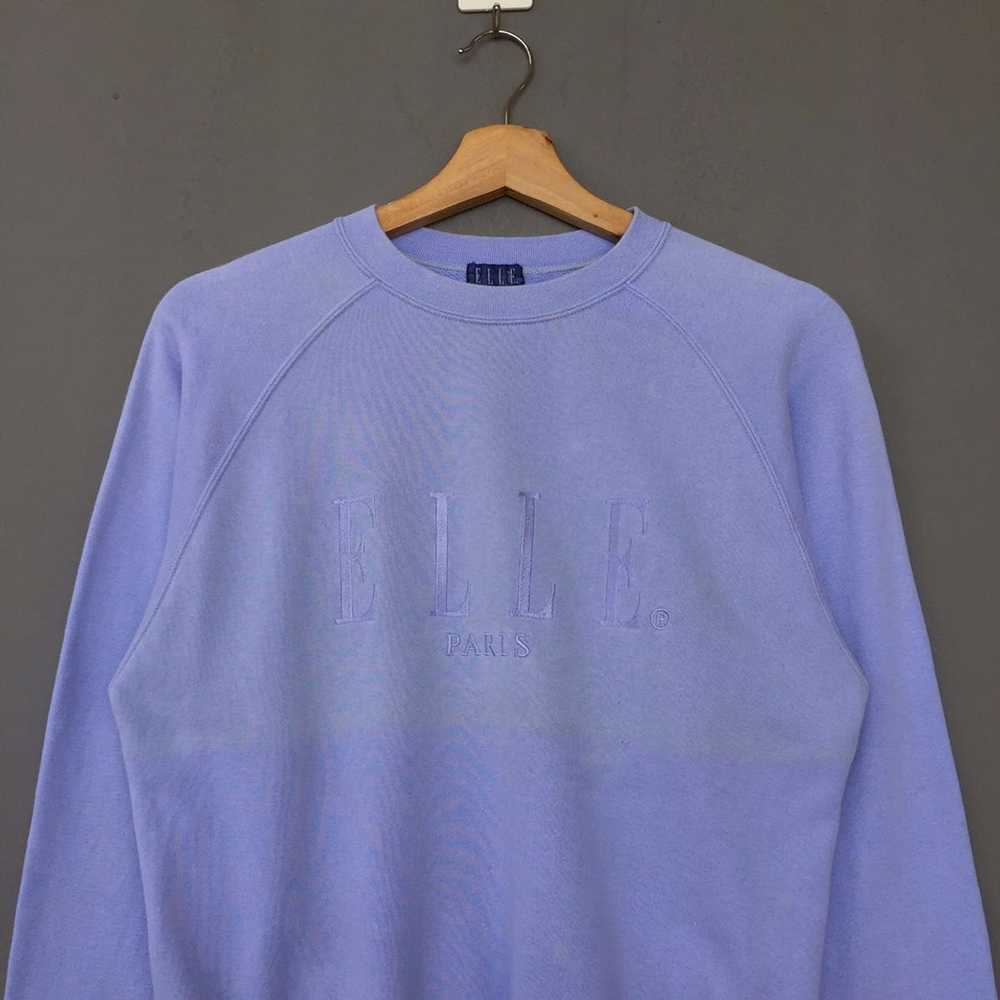 Japanese Brand × Vintage Elle Paris Sweatshirt pullov… - Gem