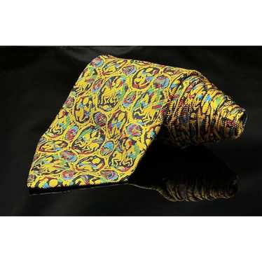 Brioni BRIONI 100% SILK Horse PaInting NECKTIE