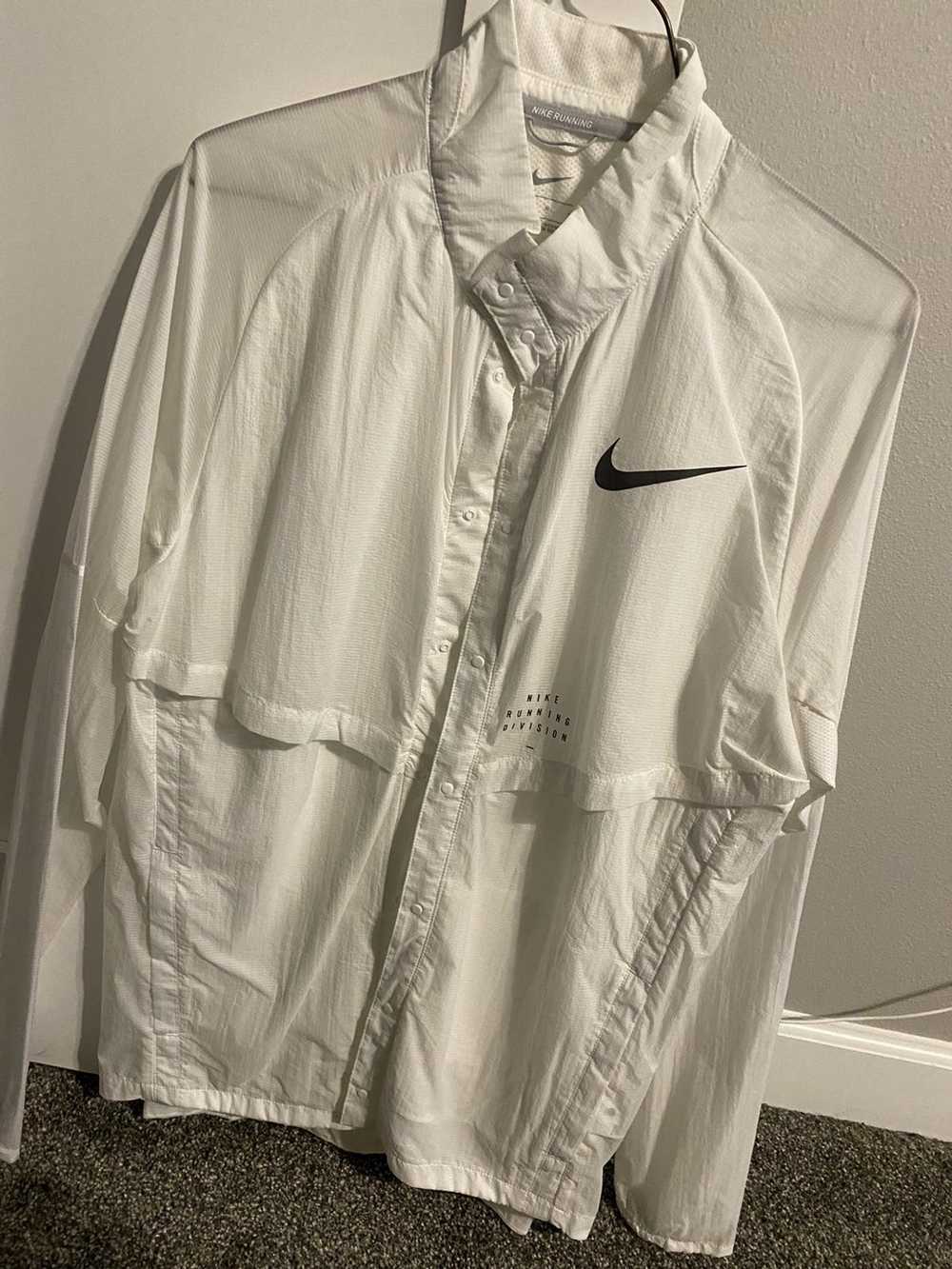 Nike White Nike Light Running Divison Jacket - image 1