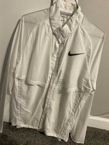 Nike White Nike Light Running Divison Jacket