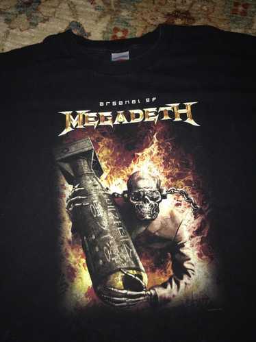 Vintage VTG 2006 Arsenal of Megadeth Rock Metal Ba