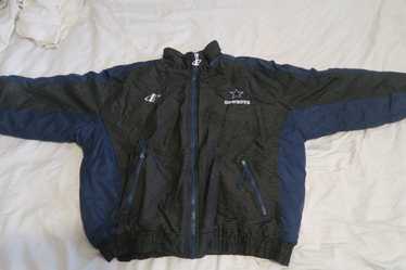 Vintage Dallas Cowboys Logo Athletic NFL Pro Line Puffer Jacket Coat Size  Large