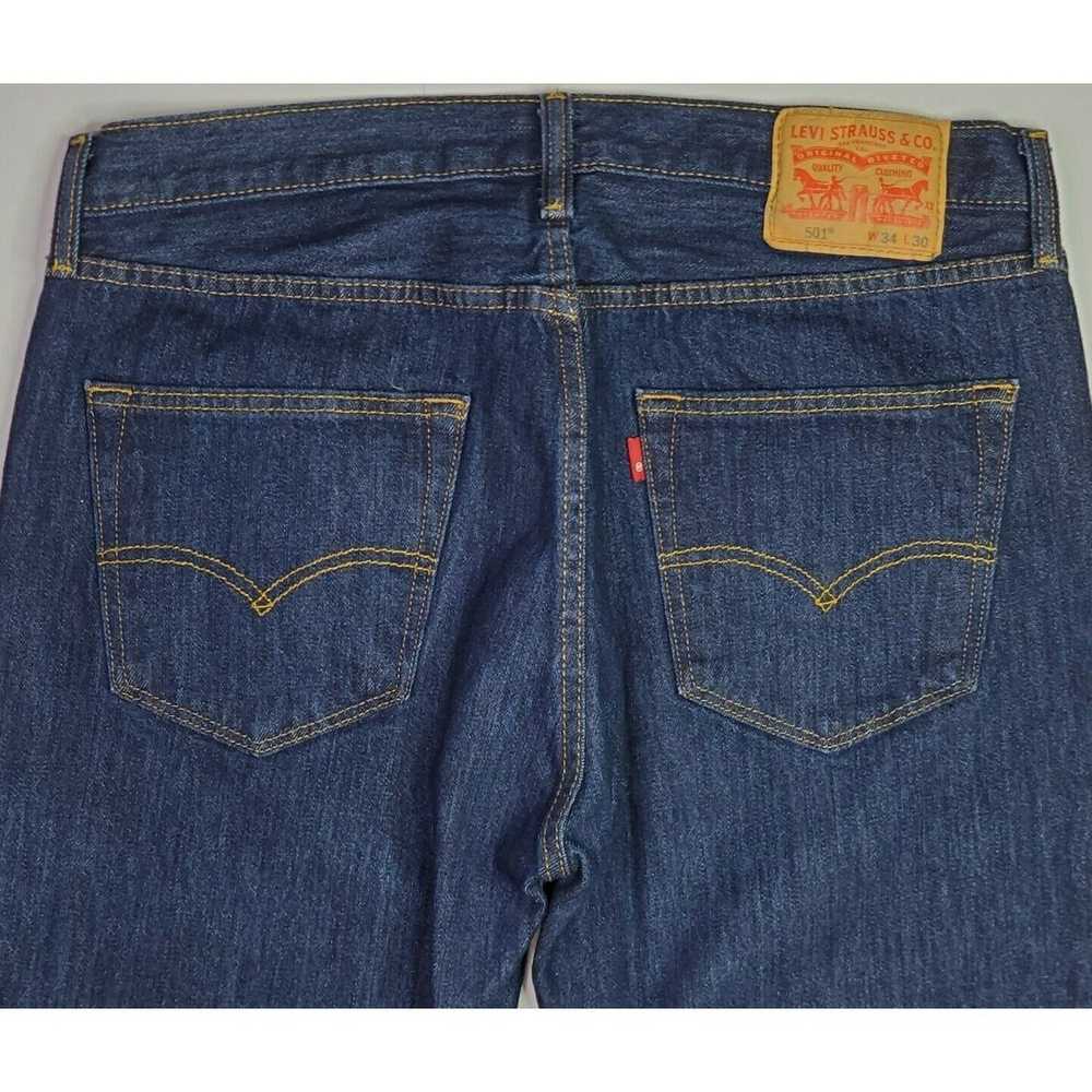 Levi's Levis 501 Button Fly Jeans 34x30 Red Tab 5… - image 5