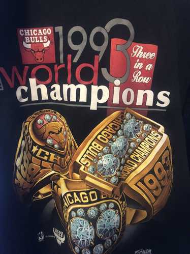 Salem Sportswear 1993 three peat bulls championsh… - image 1