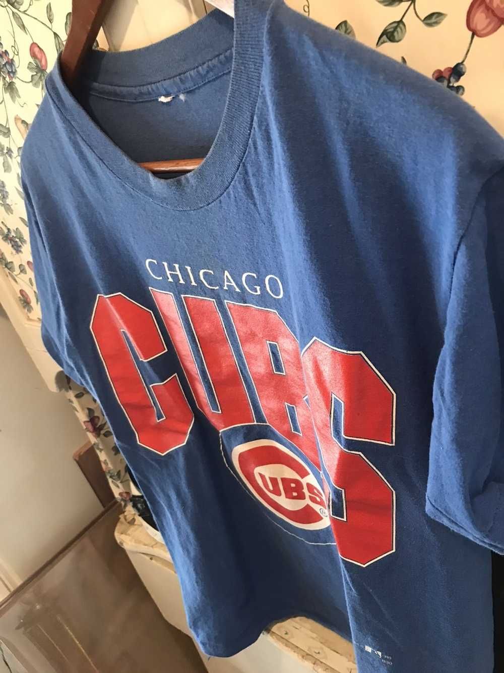 90s Vintage Chicago Cubs Shirt Knit Shirt Garan Brand Cubs T Shirt Mens L  1990