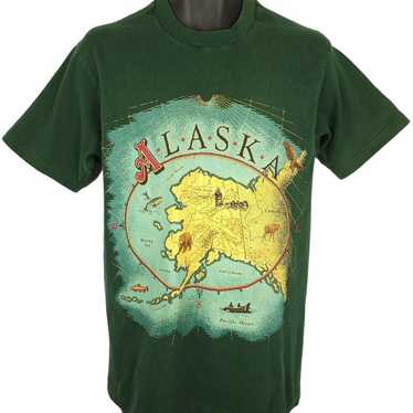 Vintage Alaska T Shirt Vintage 90s Grizzly Bear S… - image 1