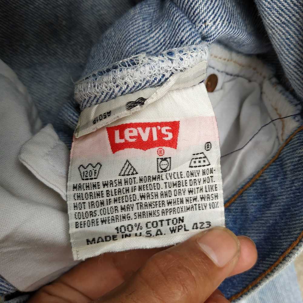 Distressed Denim × Levi's × Streetwear Vintage Le… - image 9