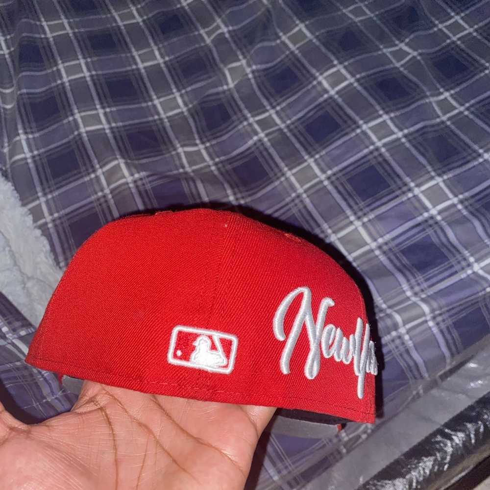 New Era New York Yankees Red Fitted 7 (1/4) - image 3