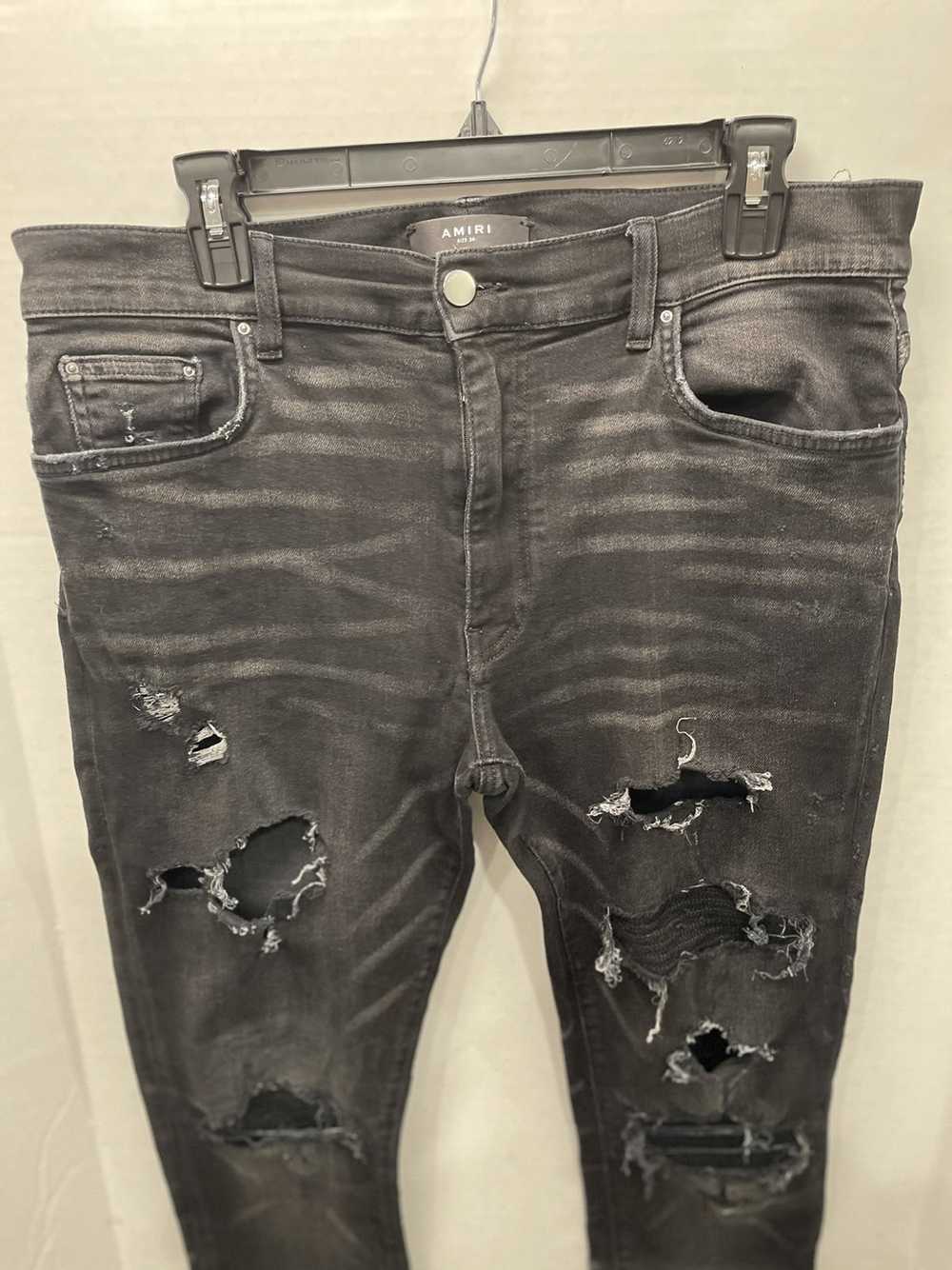 Amiri Mike Amiri Distressed Denim Jeans Size 34 - image 2