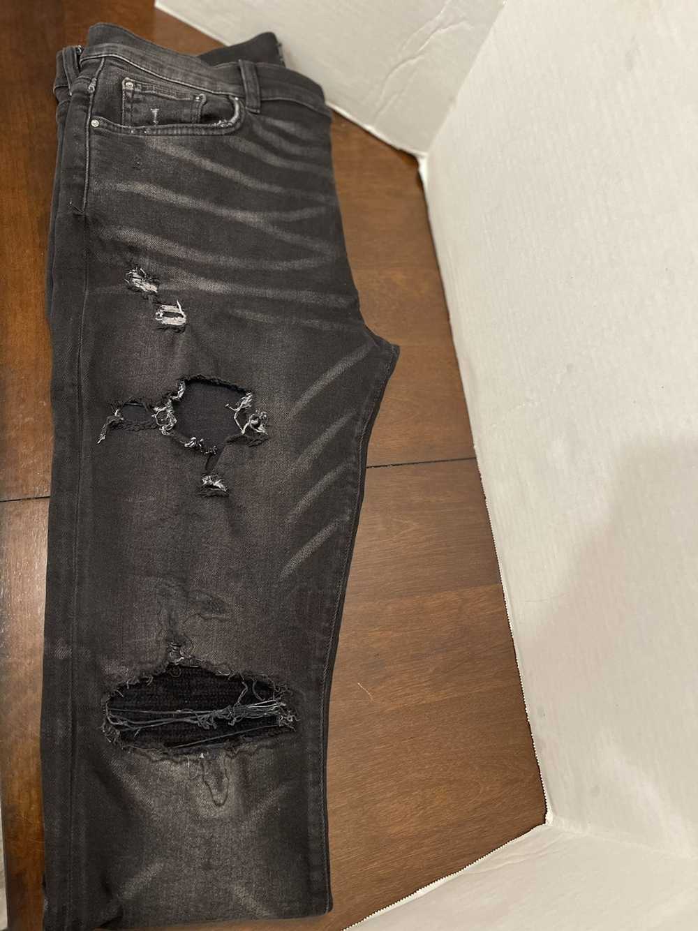 Amiri Mike Amiri Distressed Denim Jeans Size 34 - image 7