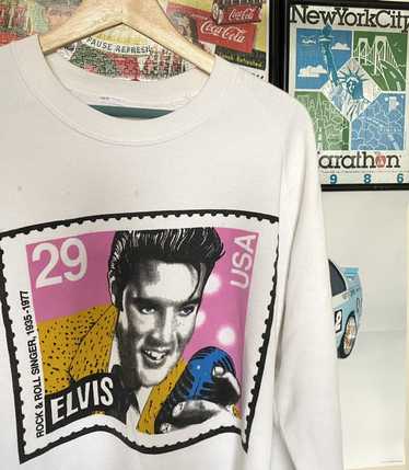 Vintage Vintage Elvis Presley Stamp Crewneck-