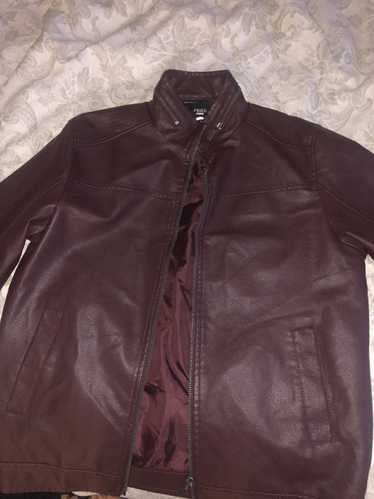 Vintage Fried Denim Jacket, Vegan leather - image 1