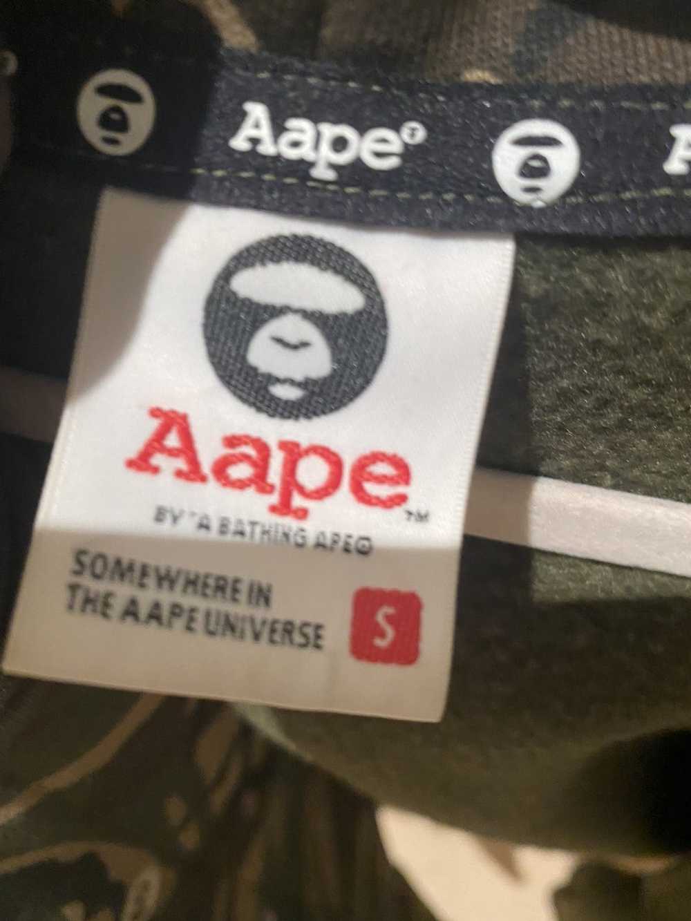 Buy Aape By A Bathing Ape men camouflage long sleeve hooded jacket  windbreaker jacket black and dark grey combo Online