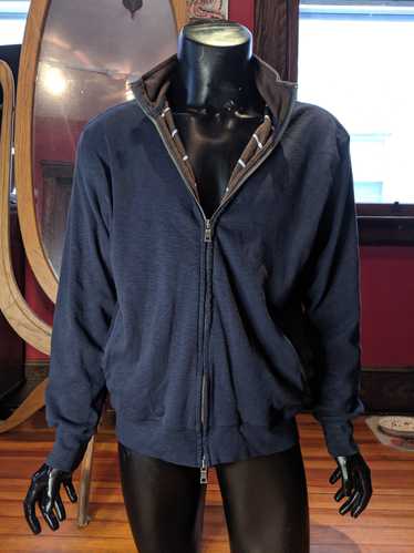 Nautica Lined zip-up navy blue sweatshirt