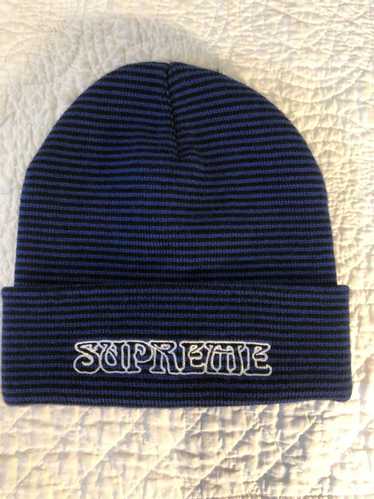 Supreme Supreme Royal Blue Striped Beanie