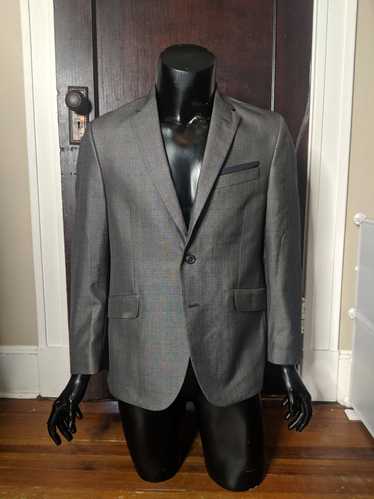 Billy London Uk Silver glossy grey woven blazer ja