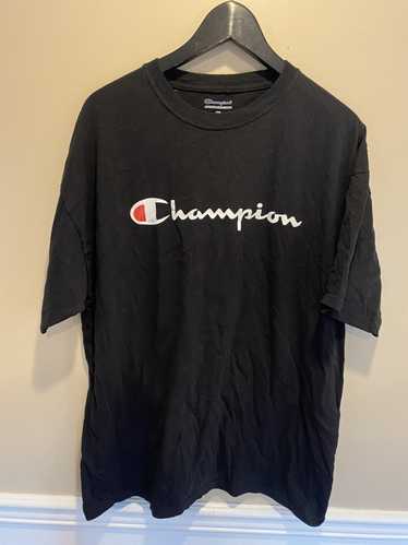 Champion Champion black spellout tee xl