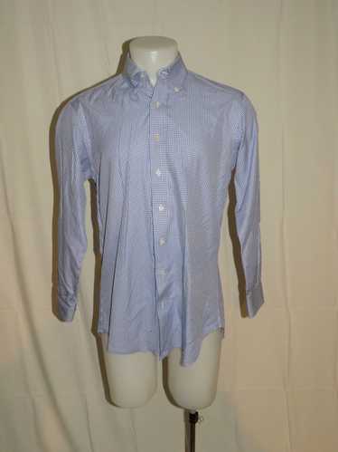 Custom × Hamilton Shirt Co. Blue White Gingham Che