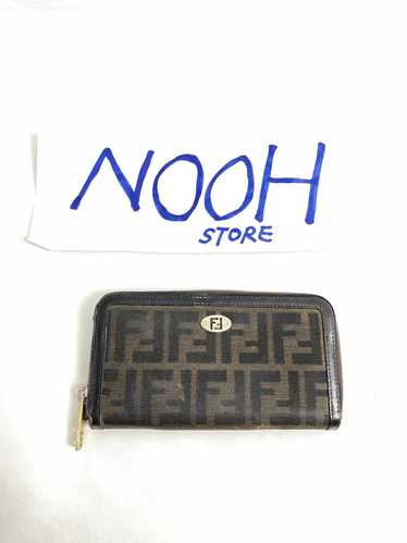 Fendi Authentic Fendi Zucca FF Purse Zipper